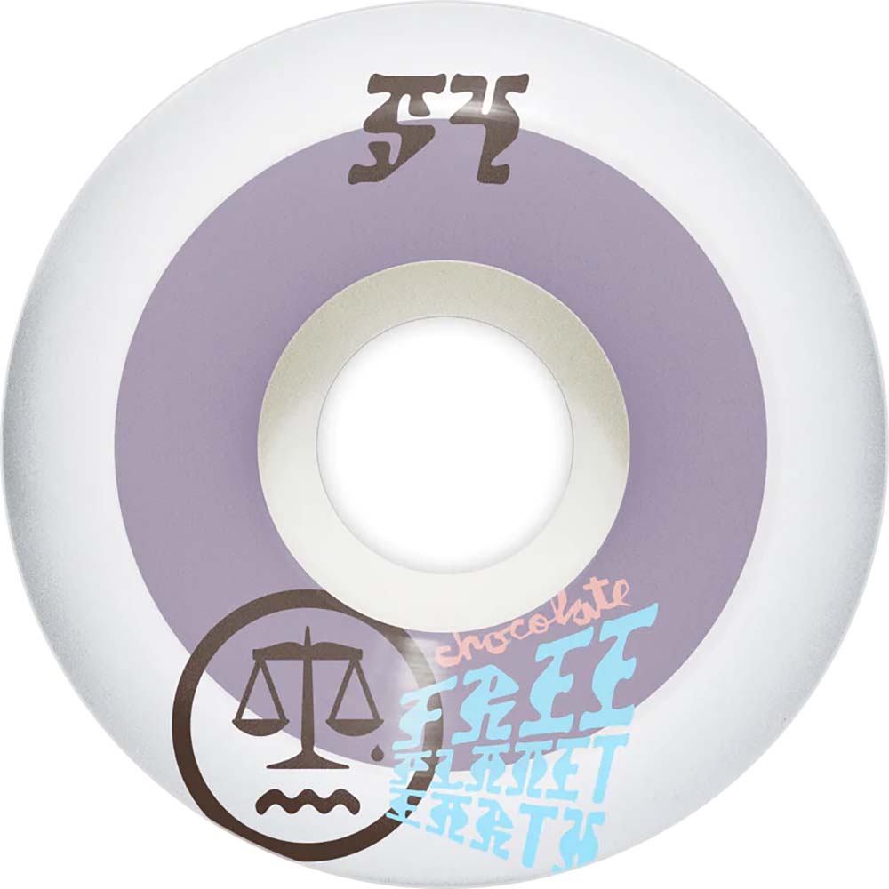 Chocolate Free Planet Earth Skateboard Wheels 54mm