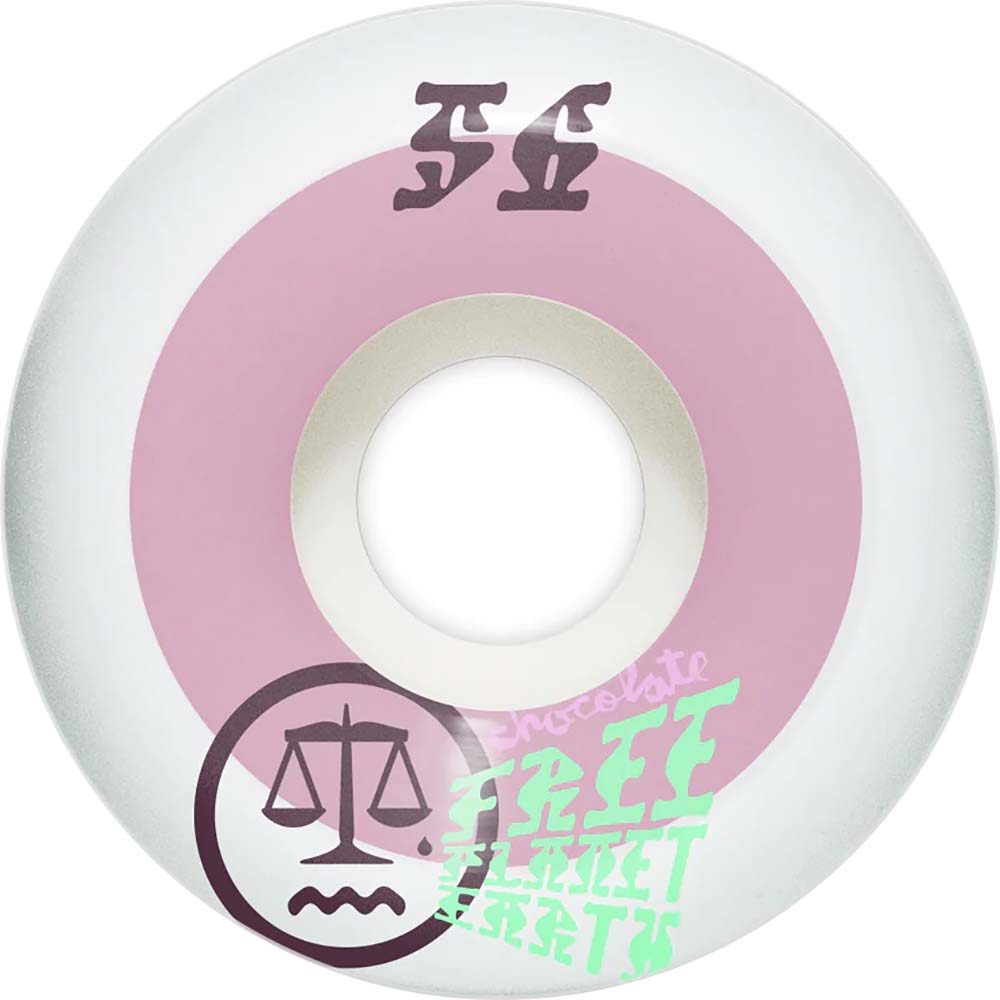 Chocolate Free Planet Earth Skateboard Wheels 56mm