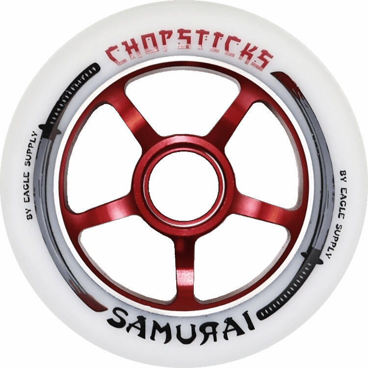 ChopSticks Samurai 100mm Wheel - White PU