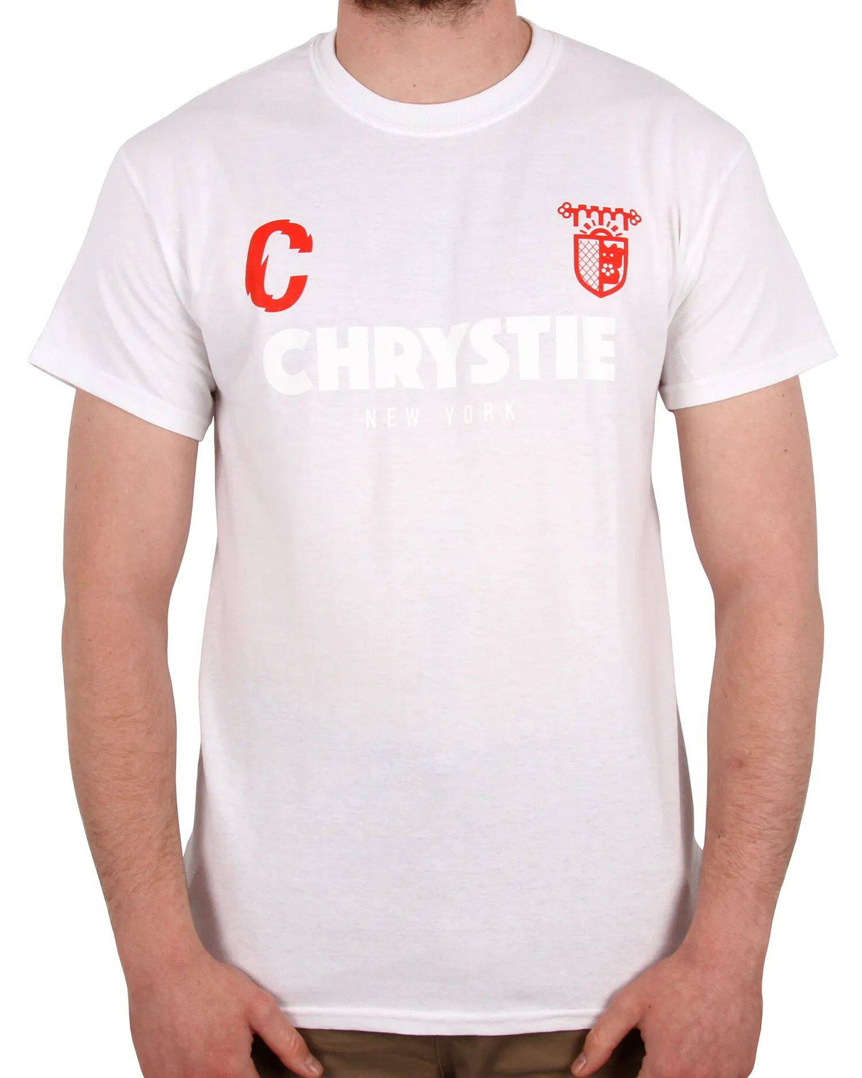 Chrystie X CSC T Shirt - White/Red