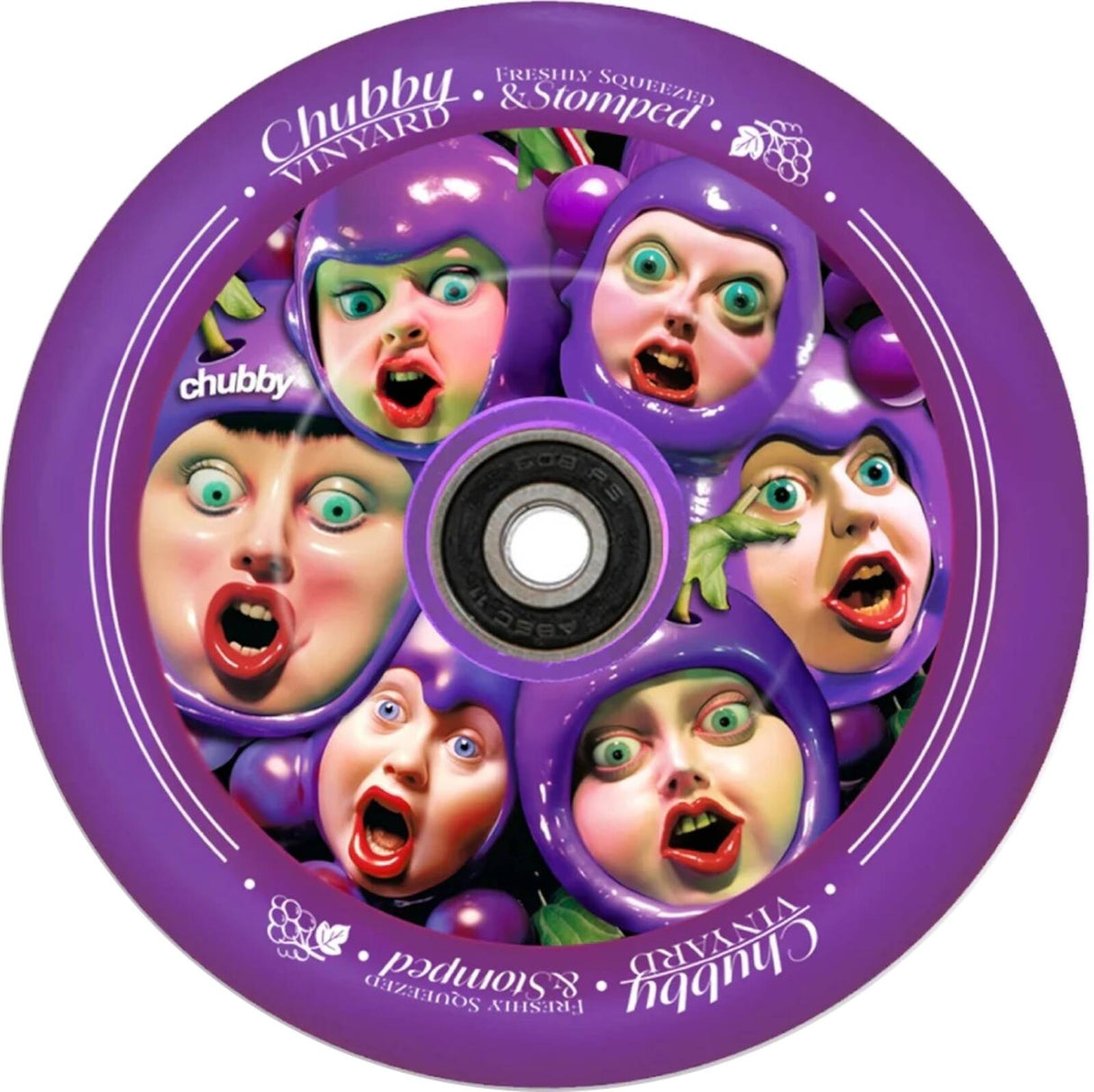 Chubby Grape Juice 110mm Scooter Wheel - Purple