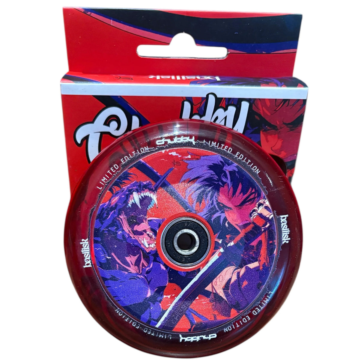 Chubby Basilisk Ltd edition 110mm Scooter Wheel - Red