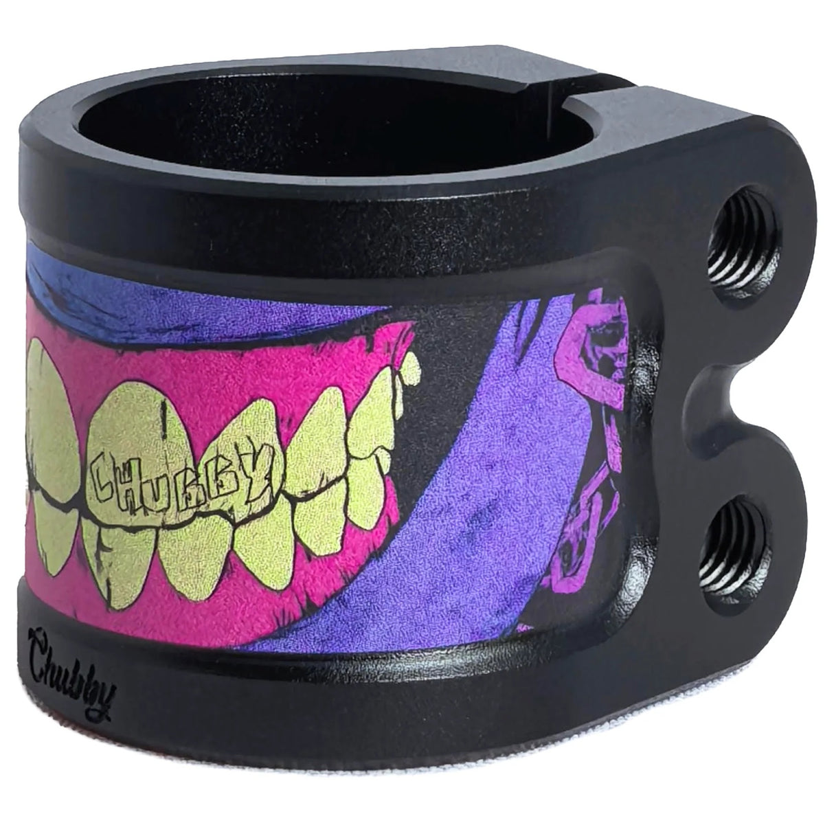 Chubby Gnasher Scooter Clamp - Black/Purple