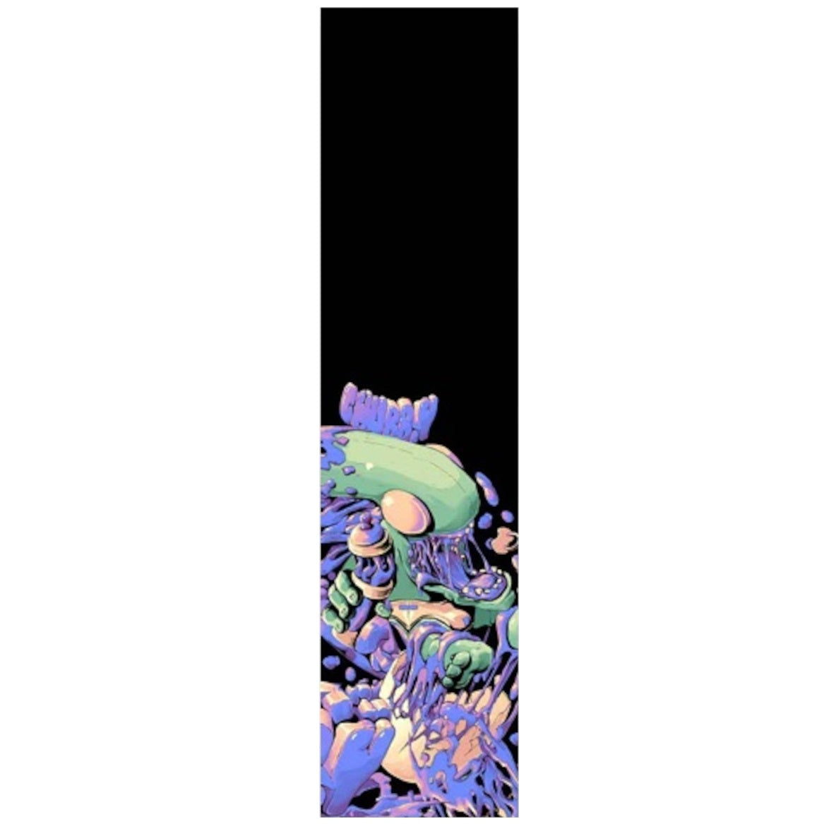 Chubby Purple Alien Scooter Grip Tape 22" x 5"