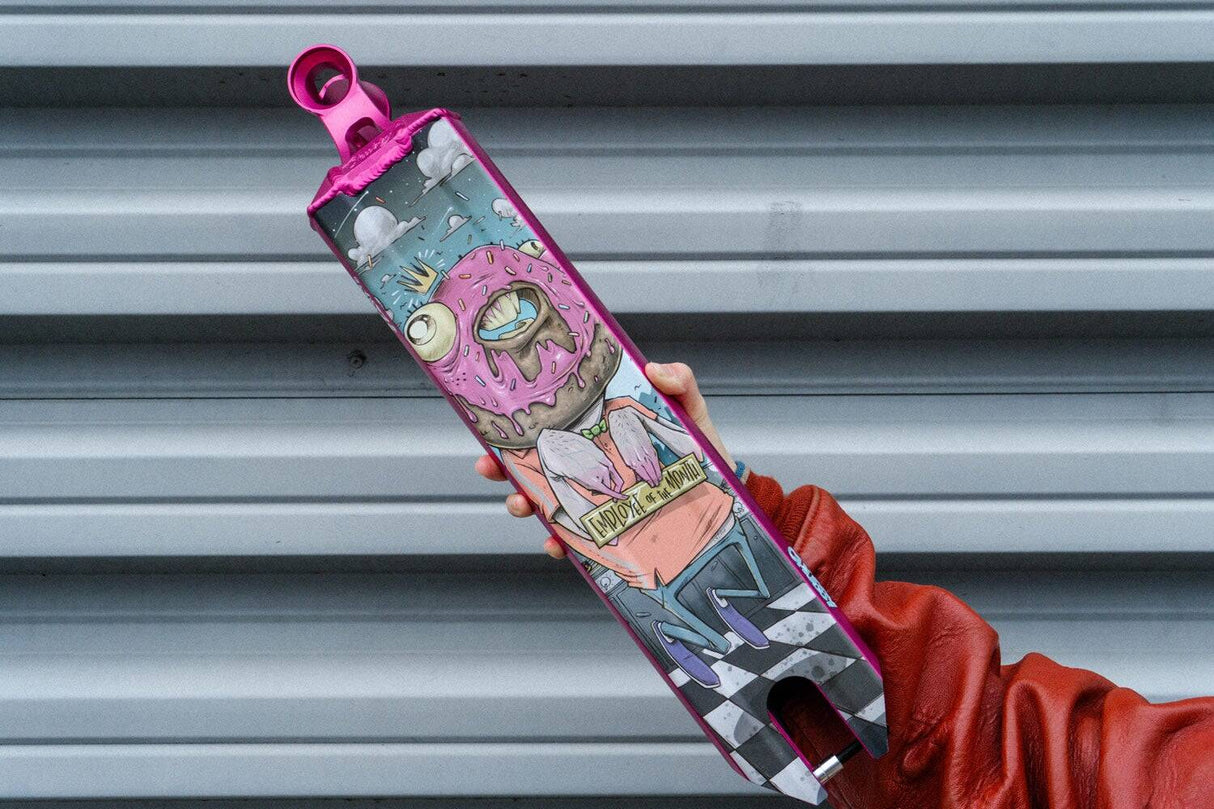 Chubby Wheels Loco Scooter Deck - Doughnut King 19.5" x 4.5"