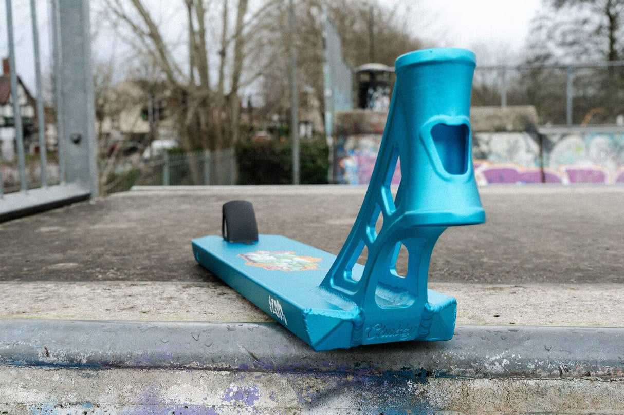 Chubby Wheels Loco Scooter Deck - Marshmallow Boy 19.5" x 4.5"