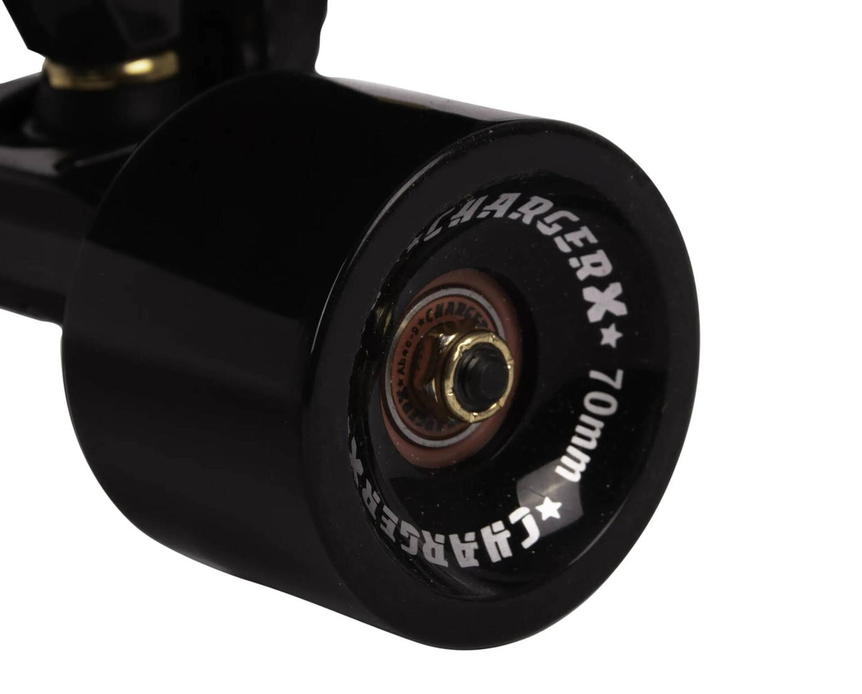 Charger-X Surf Complete Cruiser Skateboard - Black 28''