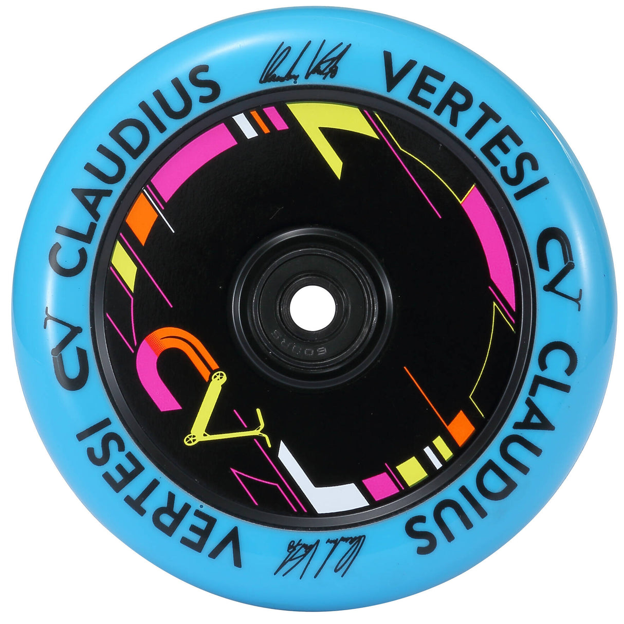 Claudius Vertesi Signature Scooter Wheels 110mm - Caribbean Blue