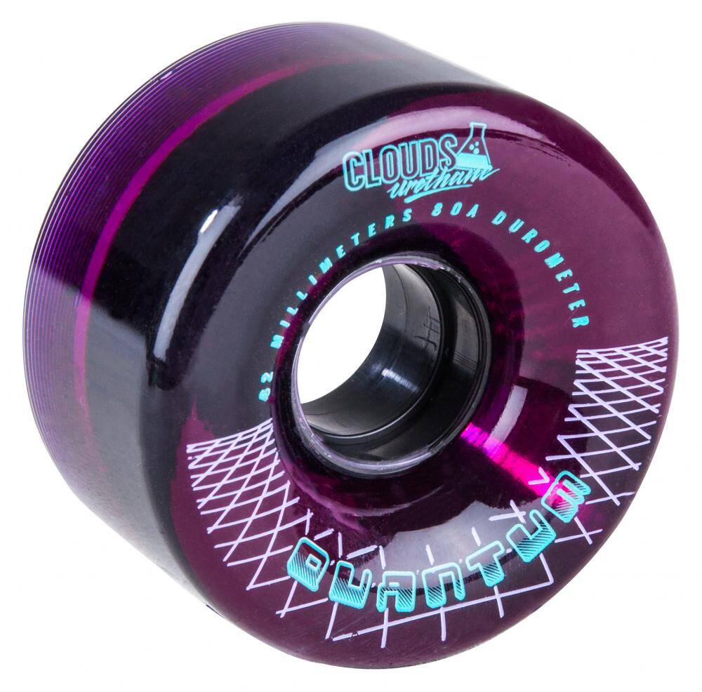 Clouds Quantum Wheels - Clear/Purple (4 Pack)