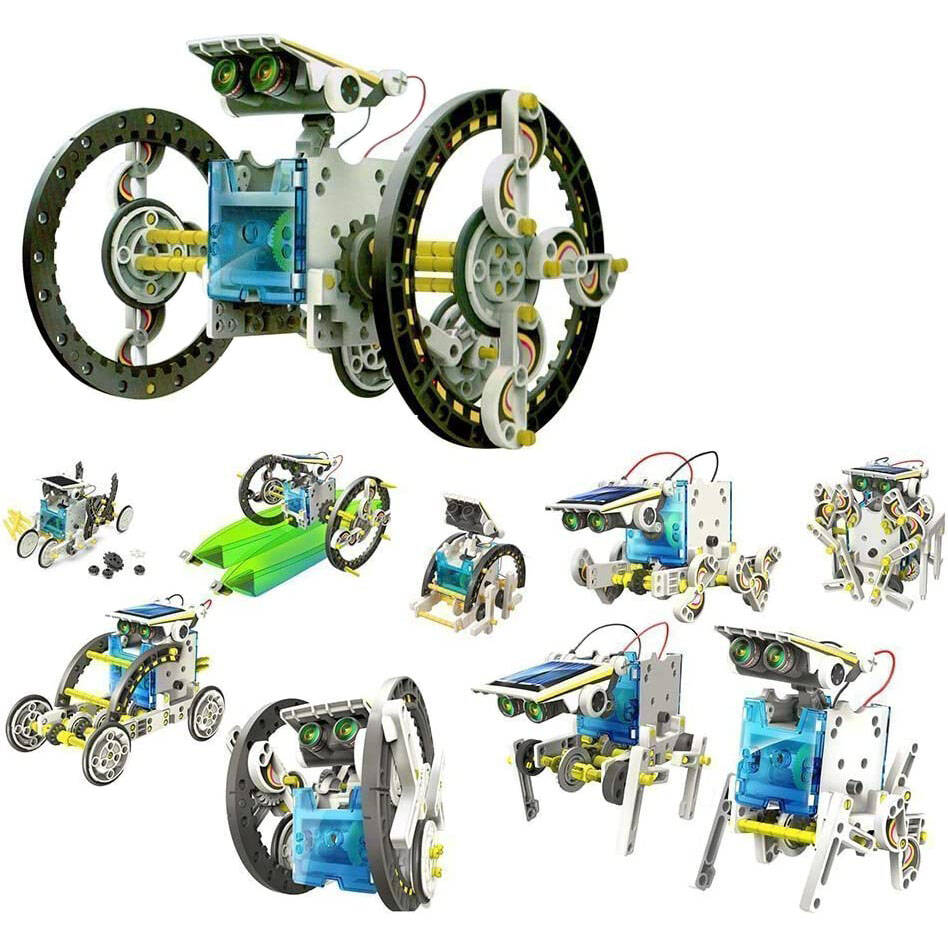 Construct & Create 14 in 1 Solar Robot Kit