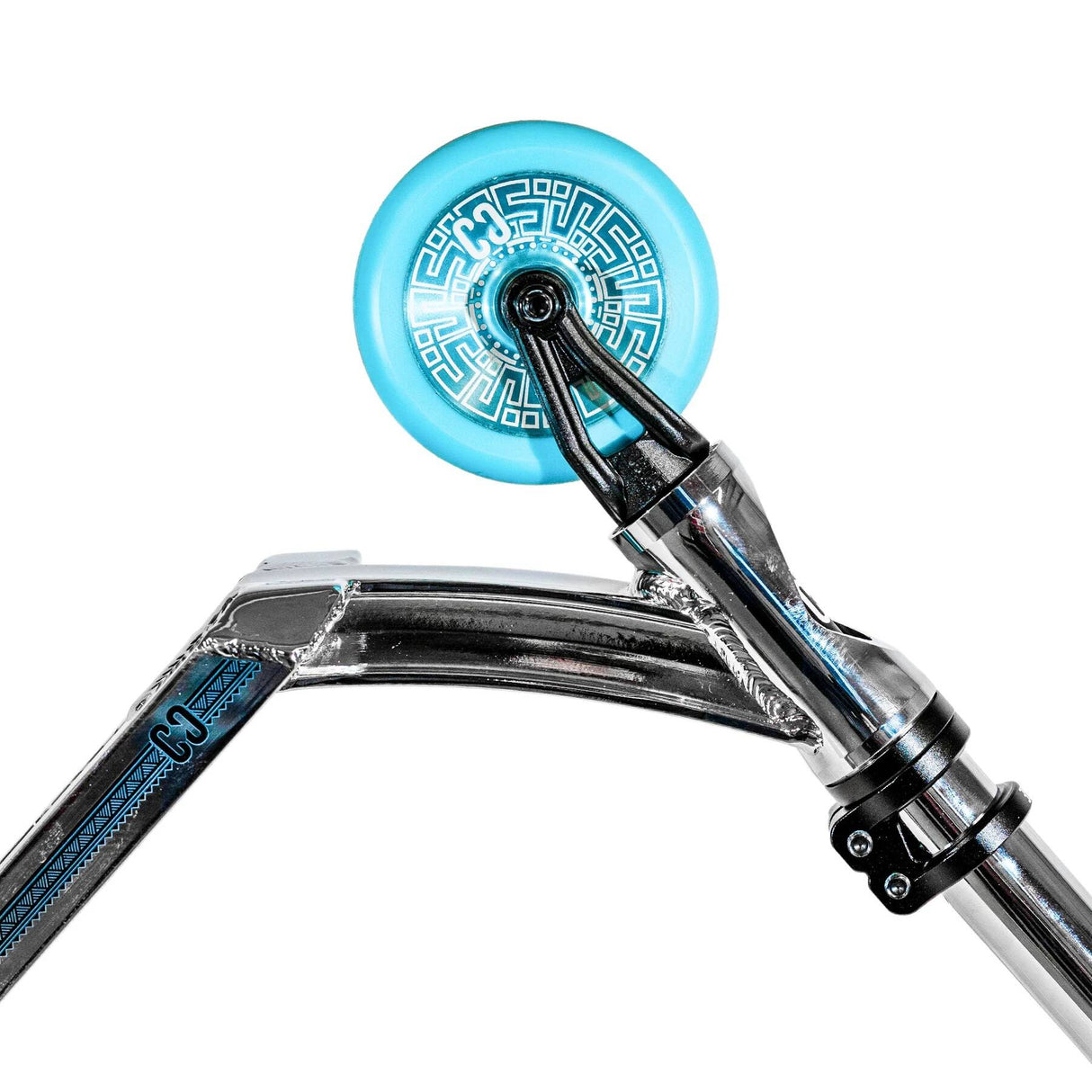 CORE Mini CL1 Stunt Scooter - Chrome/Teal LE