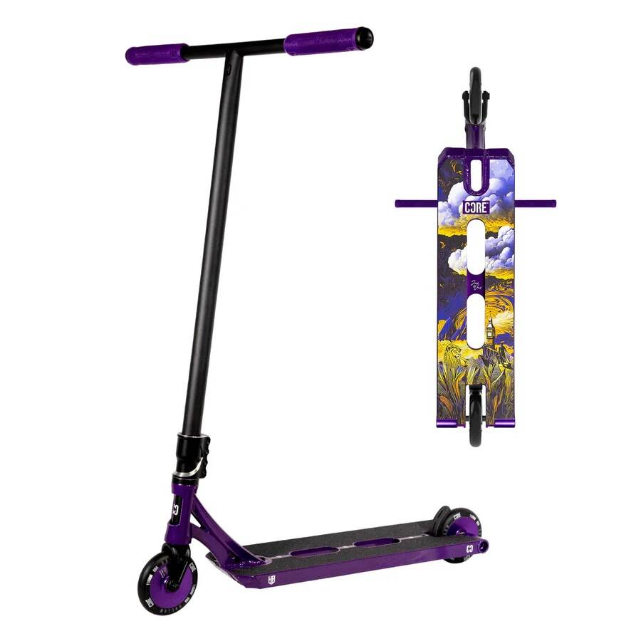 CORE ST2 Jack "HALFBARZ" Ward Sig Stunt Scooter - Purple/Black LE
