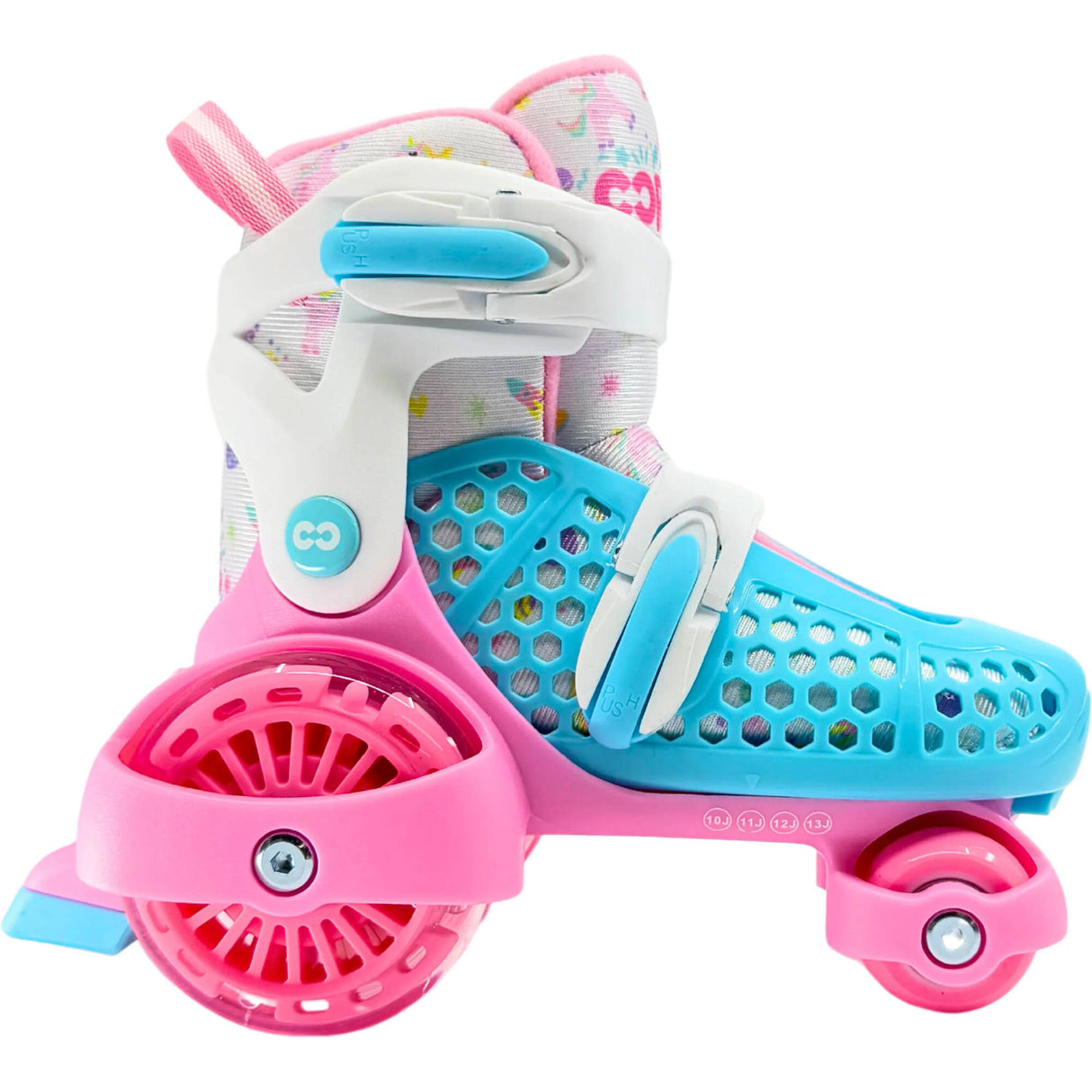 CORE Kids Newbie 4-Wheel Roller Skates - Pink/Blue