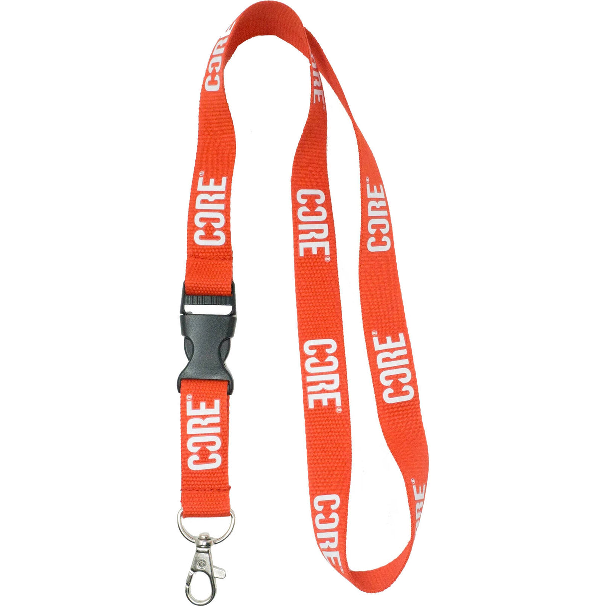 CORE Lanyard Keychain - Red/White