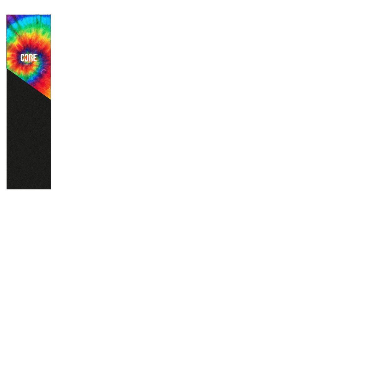 CORE Split Scooter Grip Tape - Tie Dye 22.5" x 5.5"