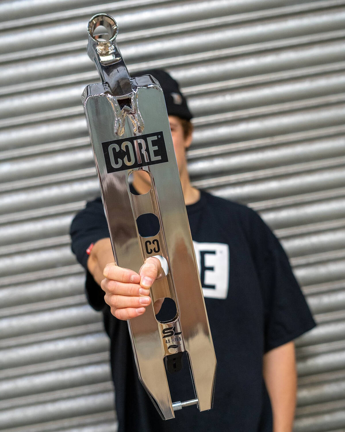 CORE SL1 (Super Light) Scooter Deck - Chrome 20'' x 5''