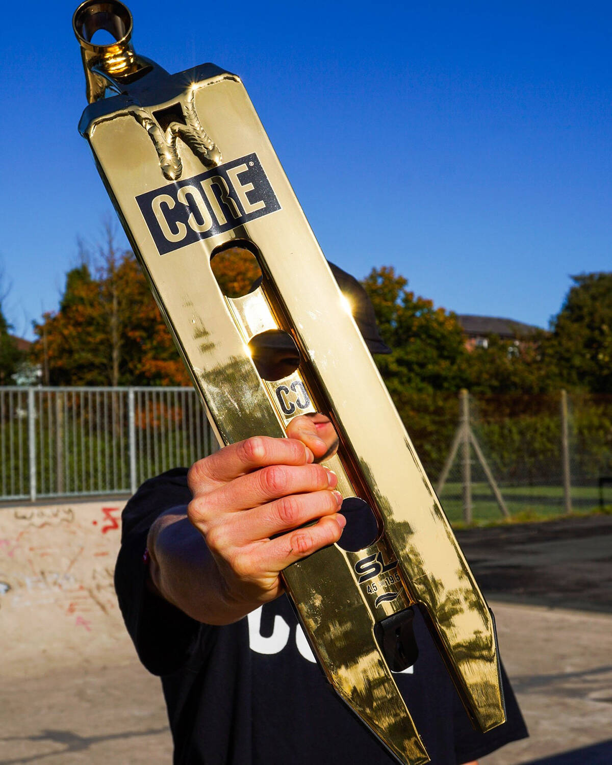 CORE SL1 (Super Light) Scooter Deck - Gold 20'' x 5''