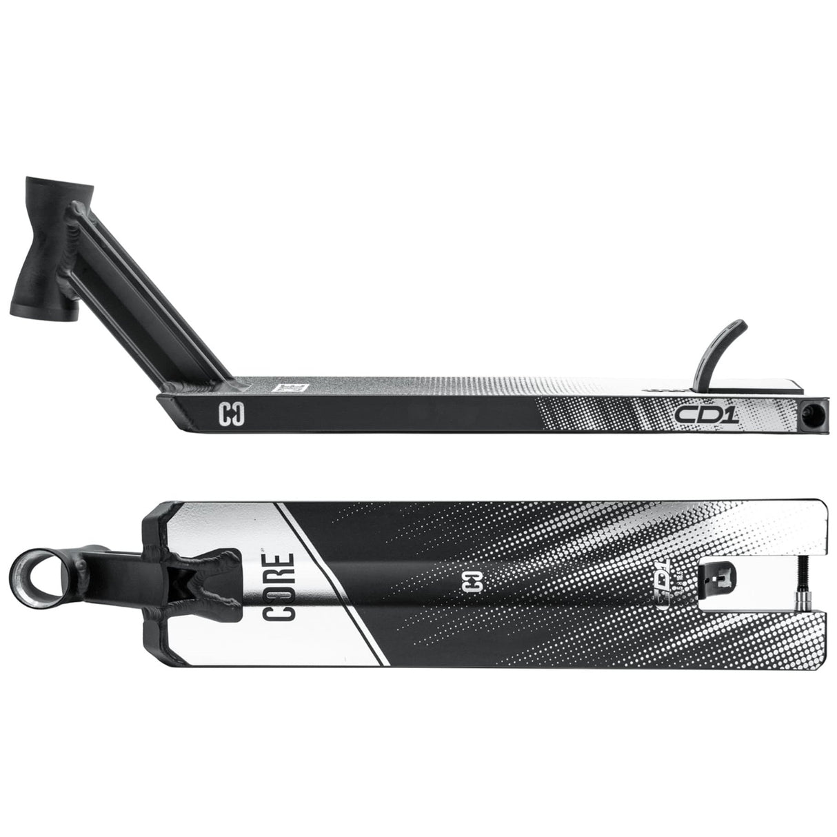 CORE CD1 Scooter Deck - Black/Chrome 19" x 4.5"