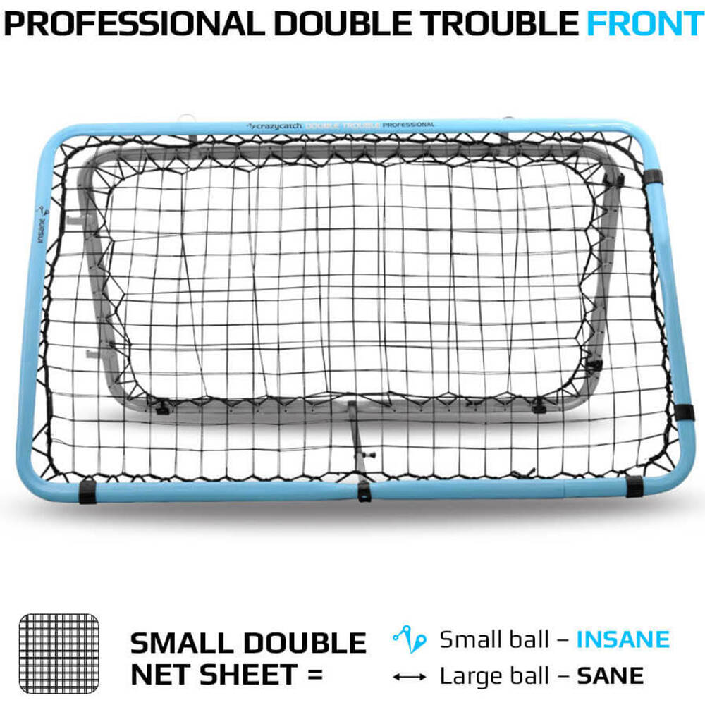 Crazy Catch Professional Double Trouble Ball Rebounder Net