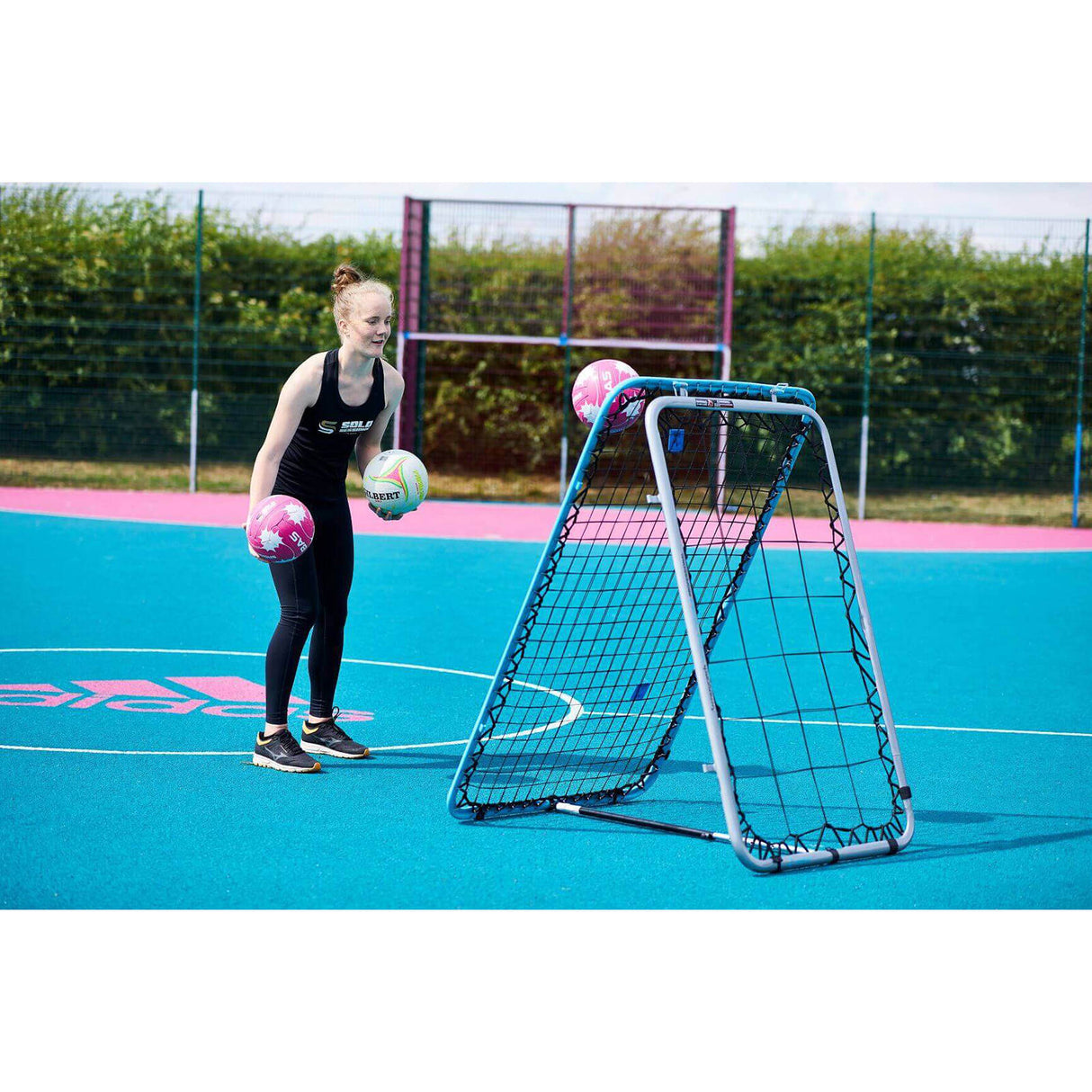 Crazy Catch Professional Double Trouble Ball Rebounder Net