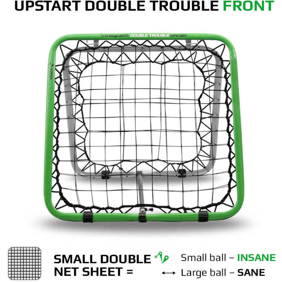 Crazy Catch Upstart Double Trouble Ball Rebounder Net