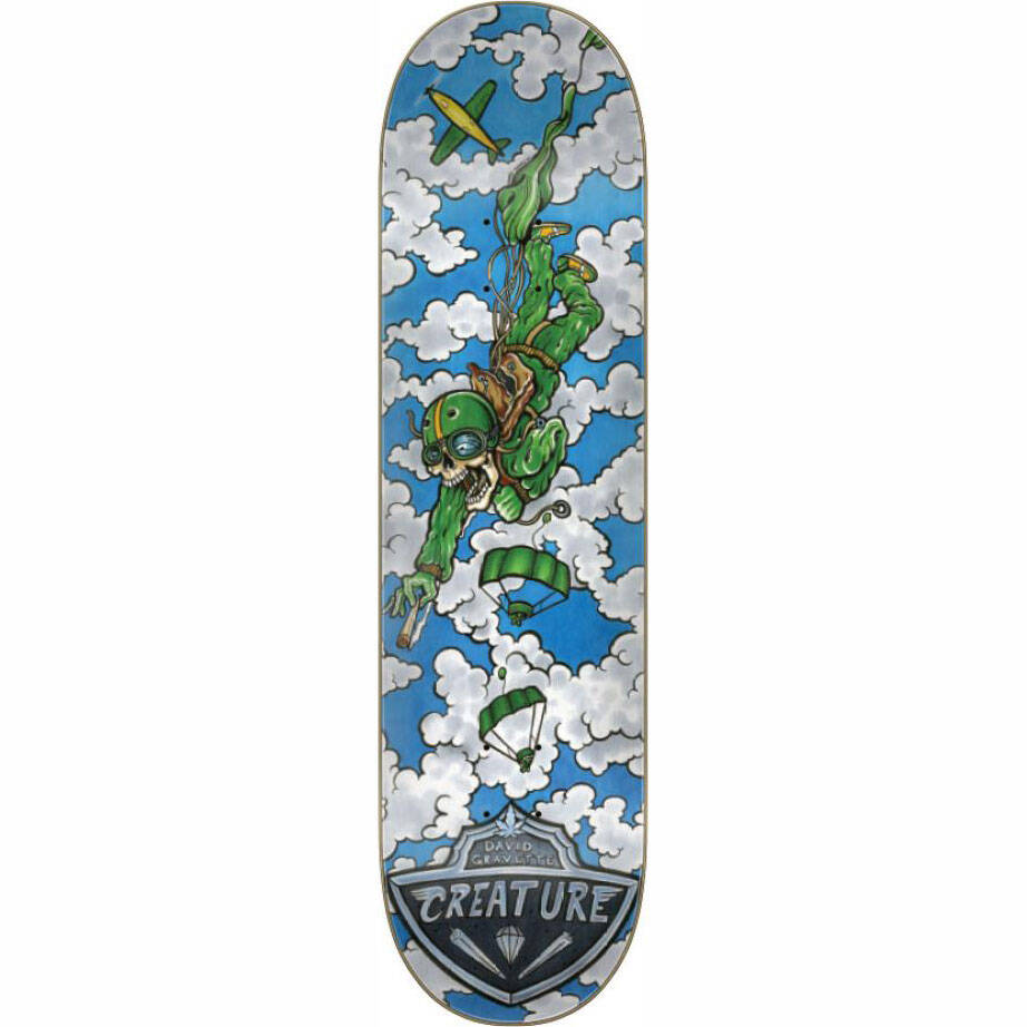 Creature Gravette Hippie Bomber Skateboard Deck - 8.3"