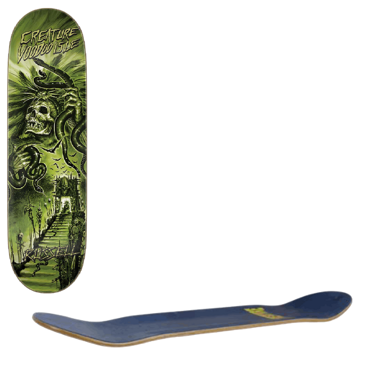 Creature Pro VX Voodoo Isle 2 Skateboard Deck - Russell 8.53"