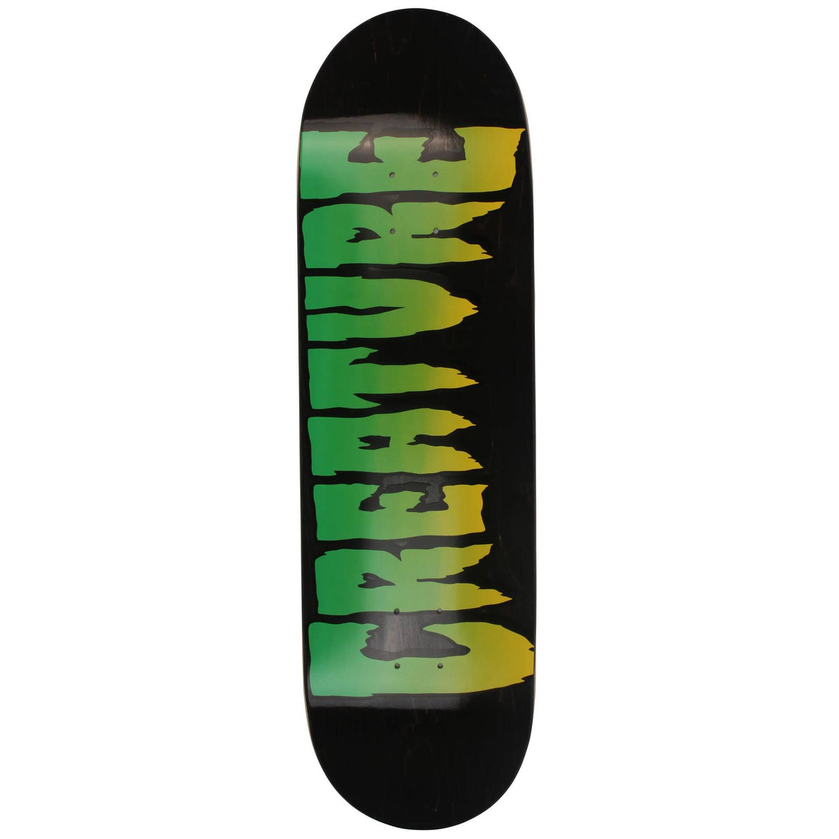 Creature Logo Stump Skateboard Deck - Black 9''