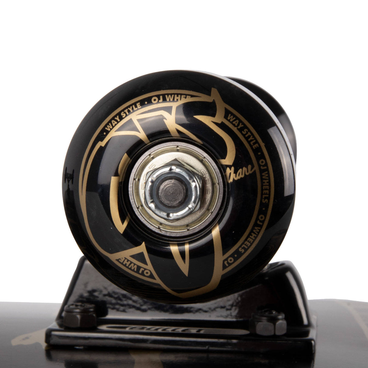 Creature Metallic Swirl Logo Complete Skateboard - 7.75"