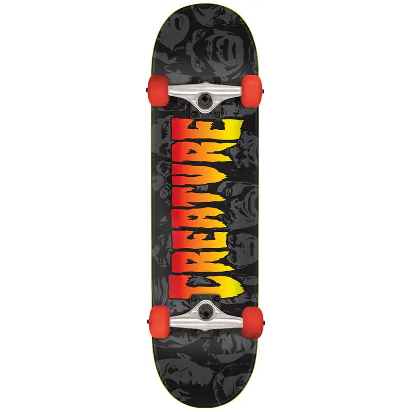 Creature Faces Complete Skateboard - 8''