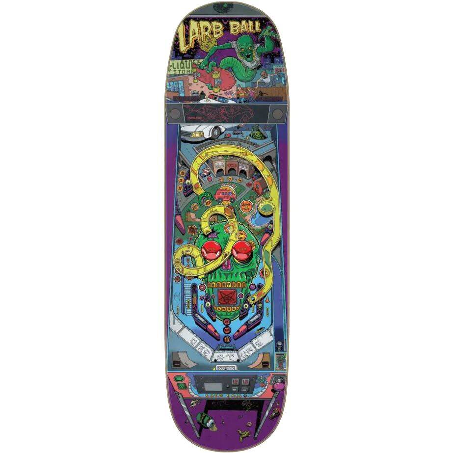 Creature Hitz Larb Ball Skateboard Deck - Multi 8.78''