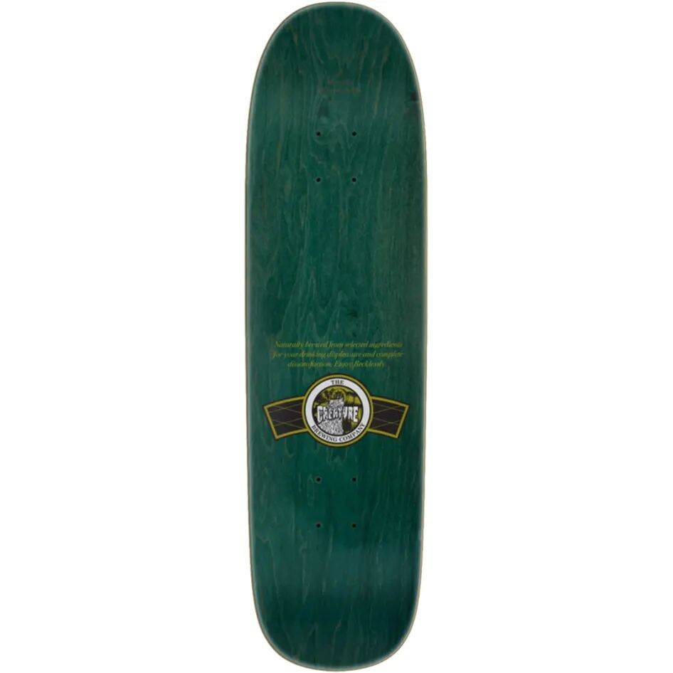 Creature Malt Sliquor Skateboard Deck - Yellow 8.65''