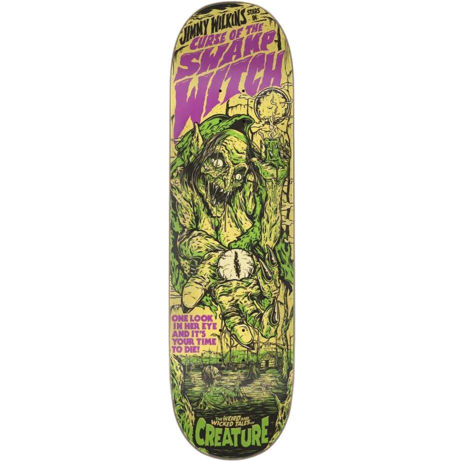 Creature Wilkins Wicked Tales Skateboard Deck - Green 8.8''