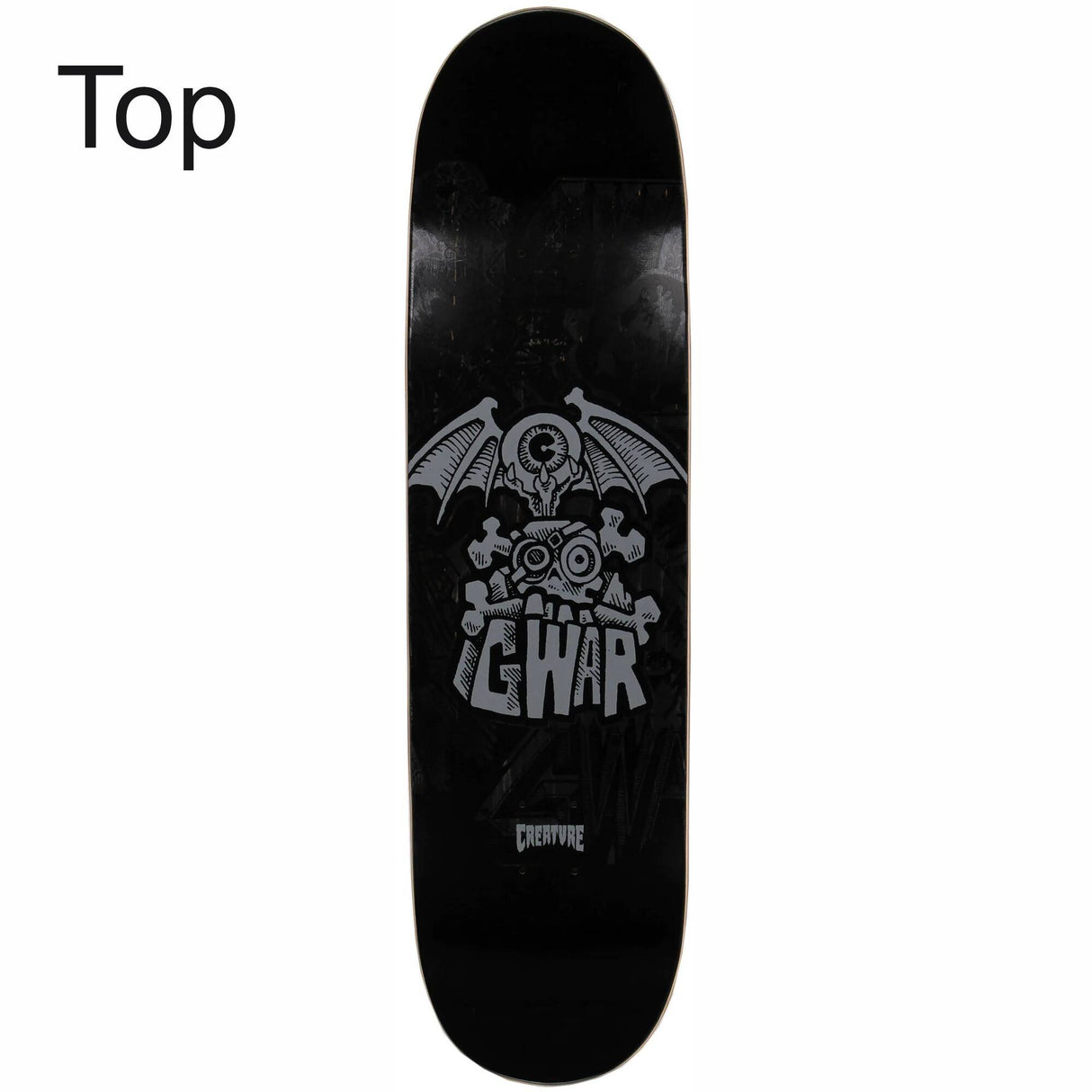 Creature Gwar Oderus Skateboard Deck - White 8.8''