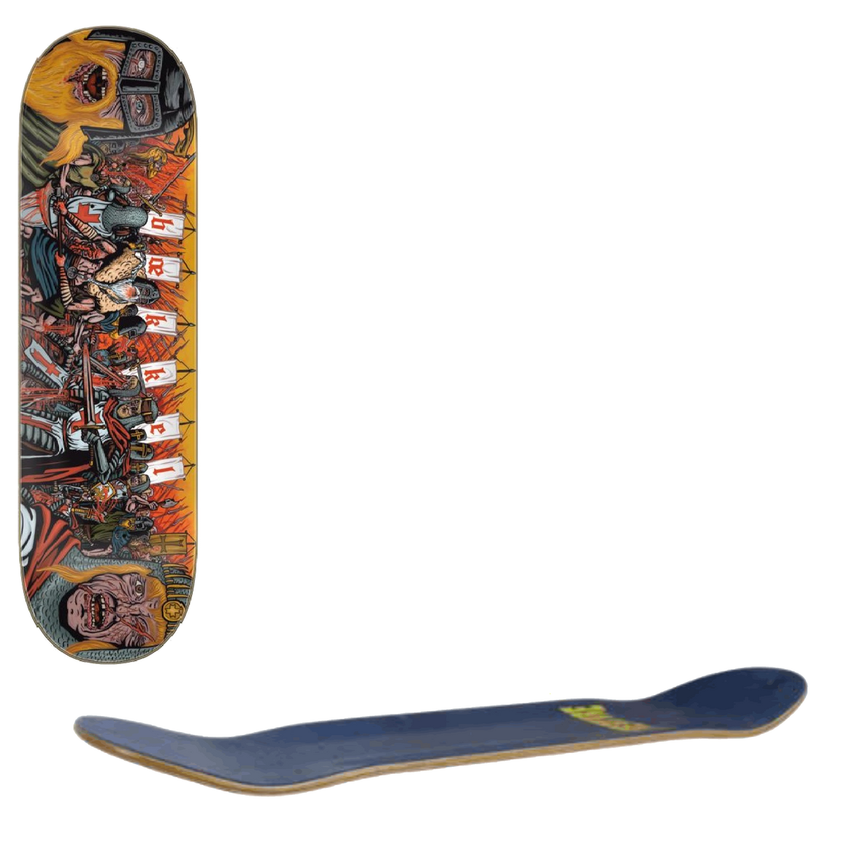 Creature Baekkel Envasion Skateboard Deck - 8.6"