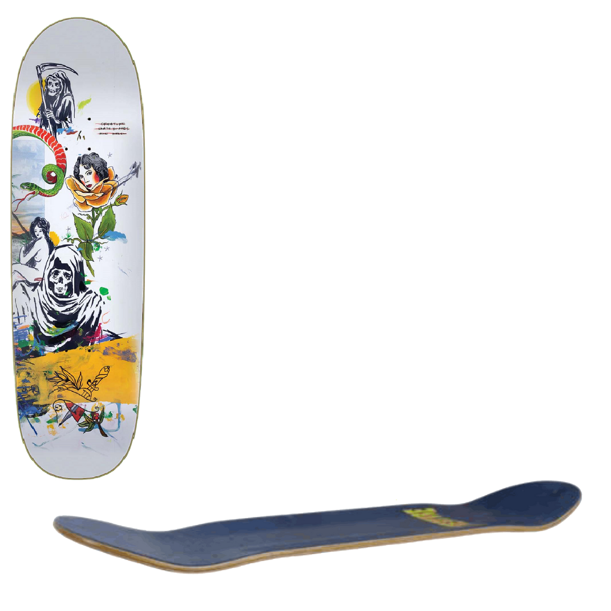 Creature Kimbel Retreat Everslick Skateboard Deck 9.25"