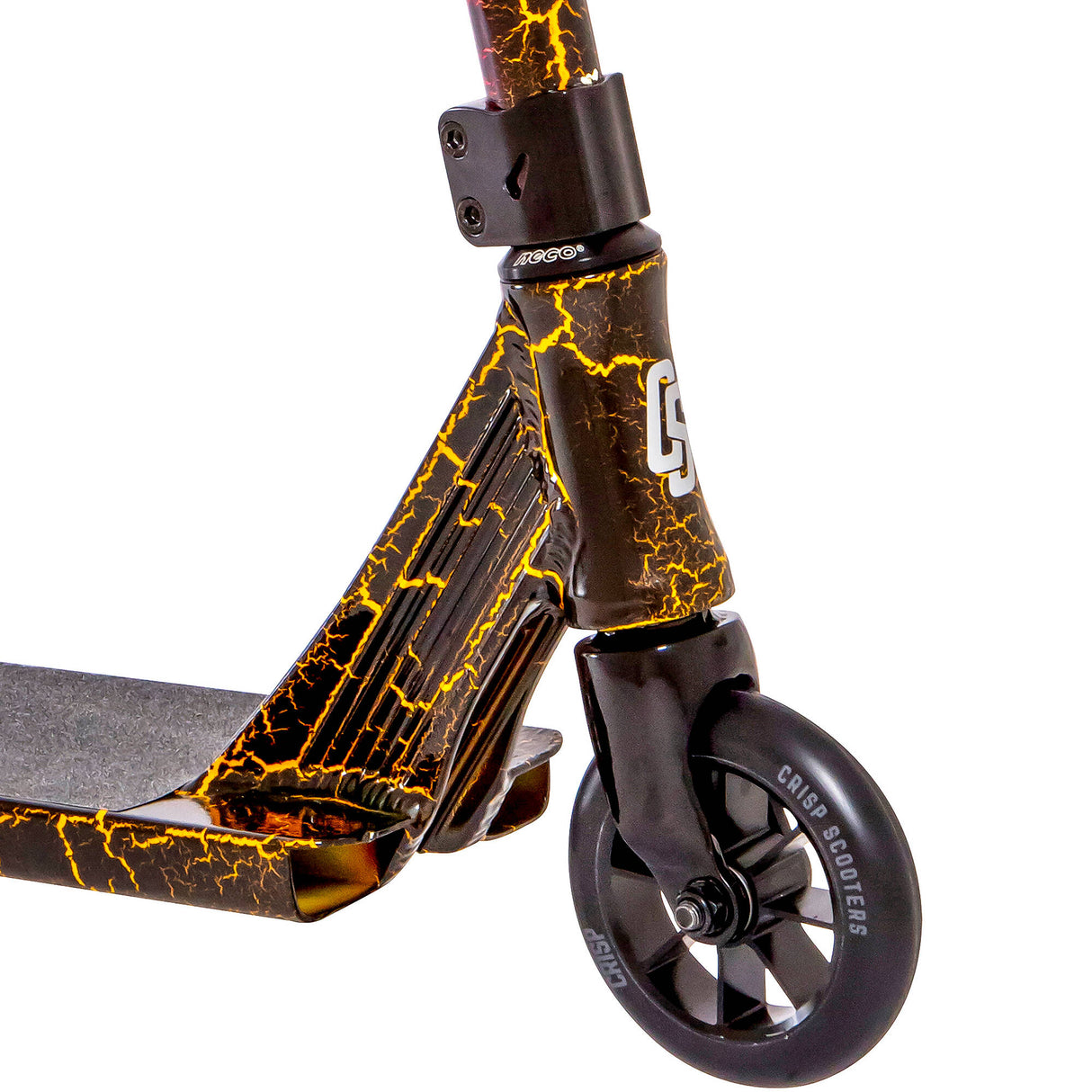 Crisp Inception Stunt Scooter - Gold/Pink Lava
