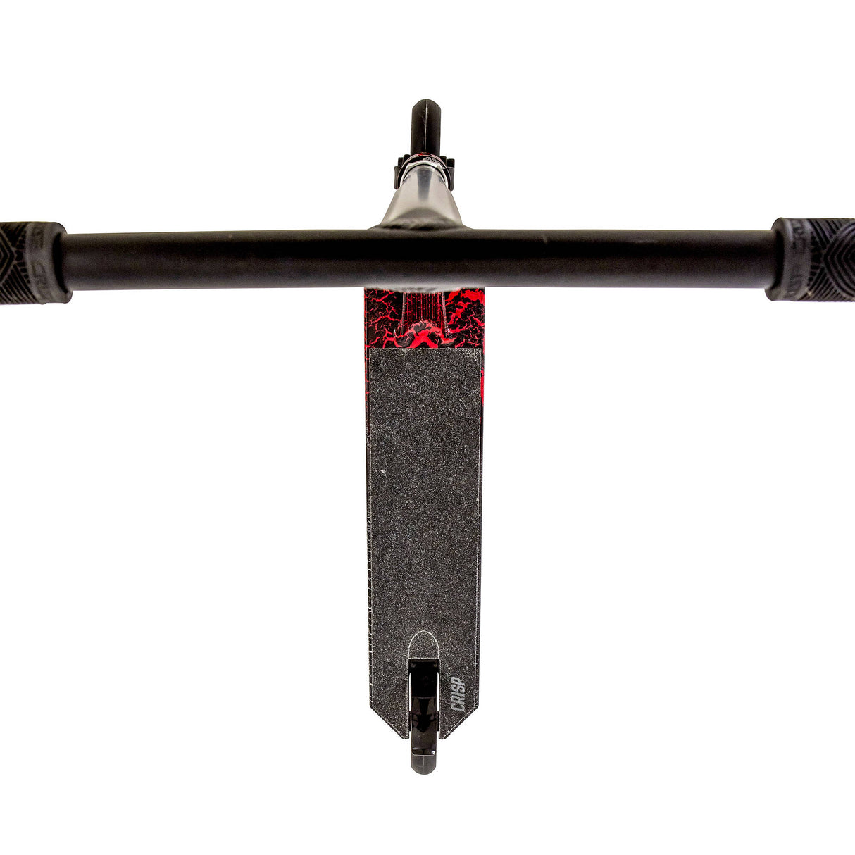 Crisp 2020 Ultima 4.8 Stunt Scooter - Red & Silver Cracking/Black