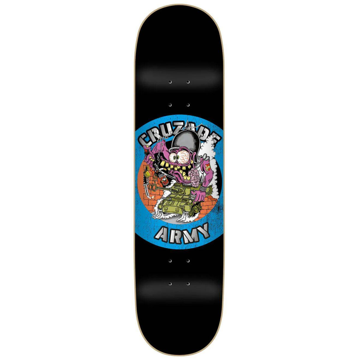Cruzade Army Tank Skateboard Deck - 8''