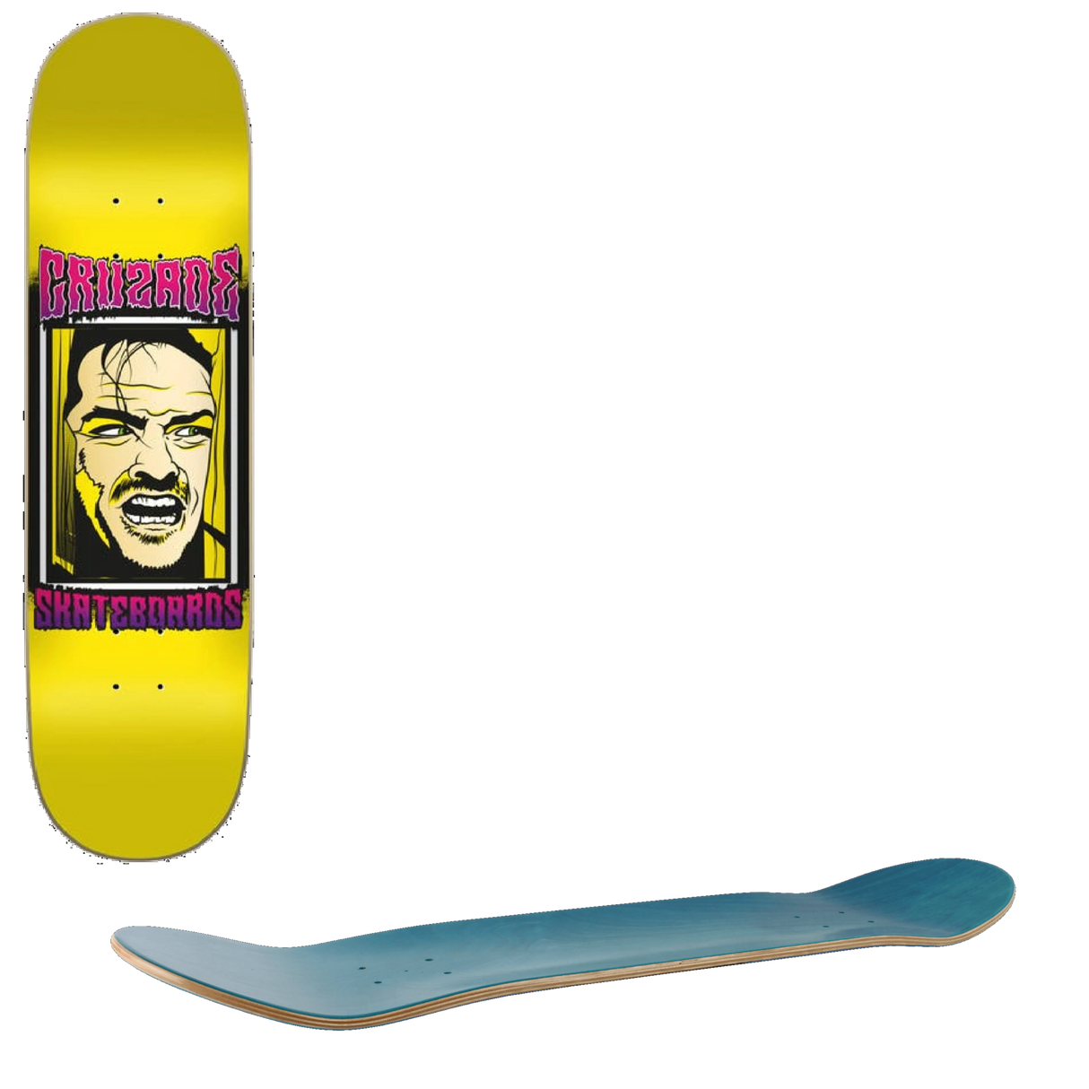 Cruzade Face Skateboard Deck - 8.375''