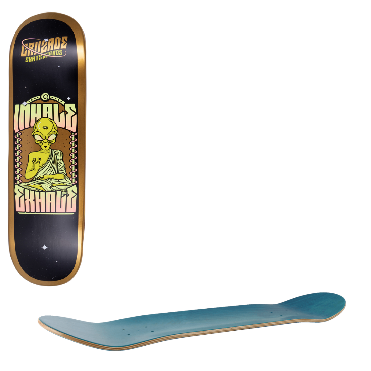 Cruzade Message Skateboard Deck - 8.375"