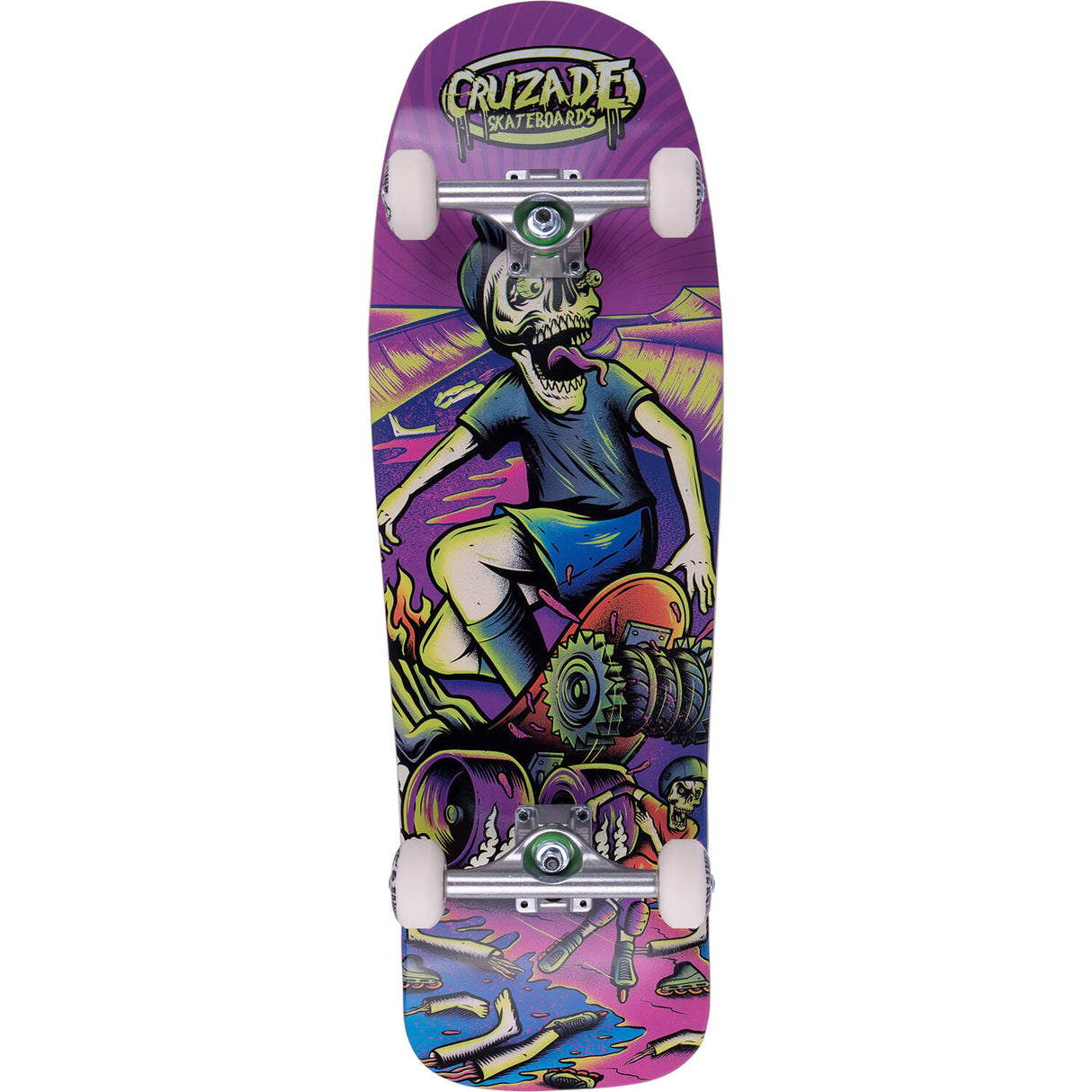 Cruzade Roller Chase Complete Skateboard - 10"