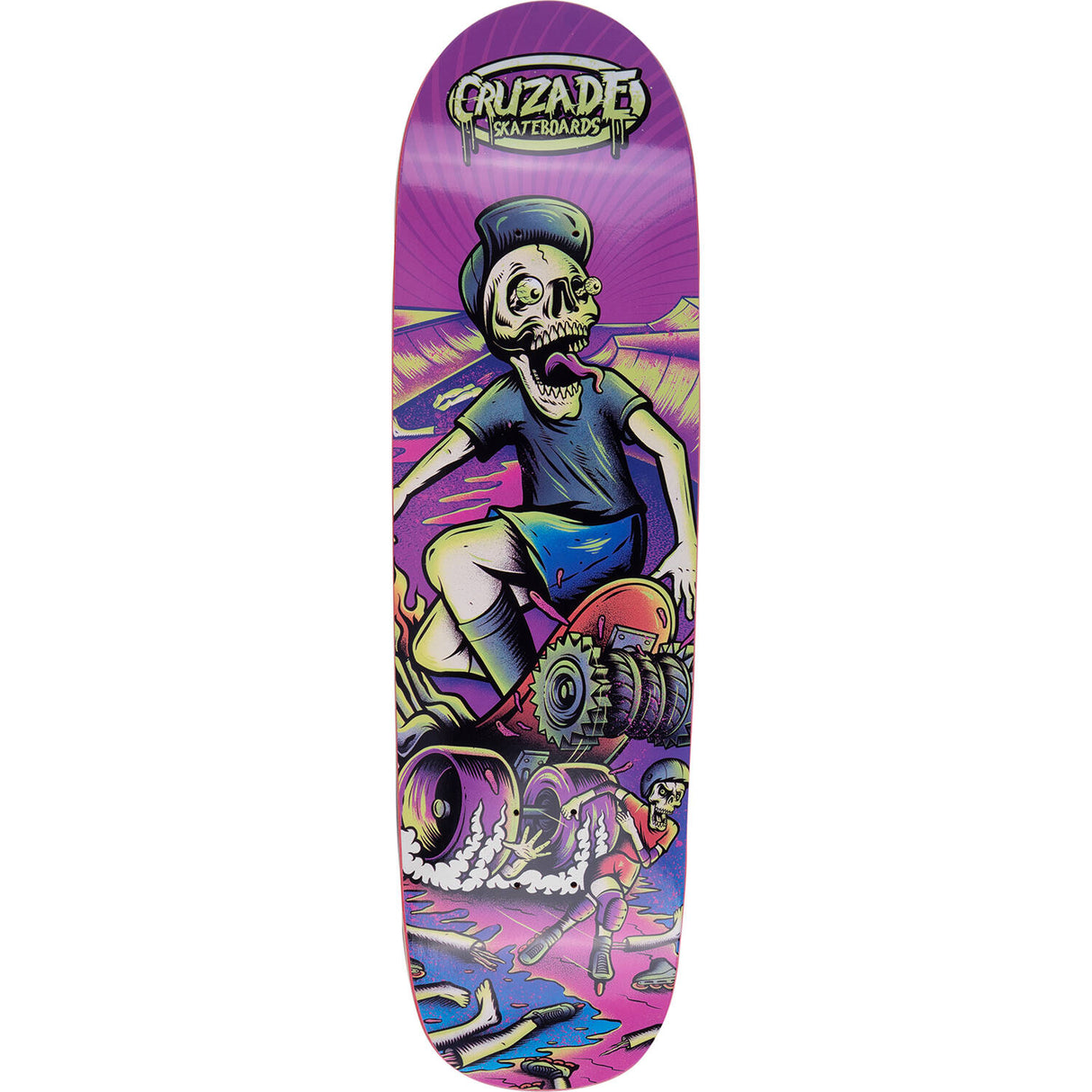Cruzade Roller Chase Skateboard Deck - 8.75"