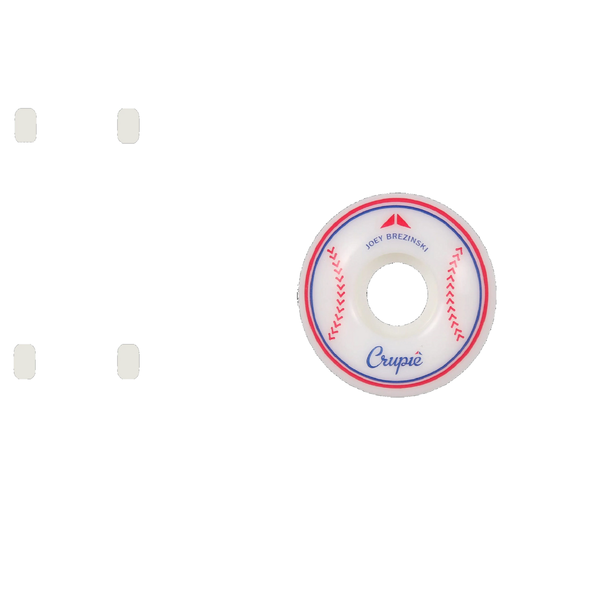 Crupie Joey Brezinski Baseball Skateboard Wheels - 53mm