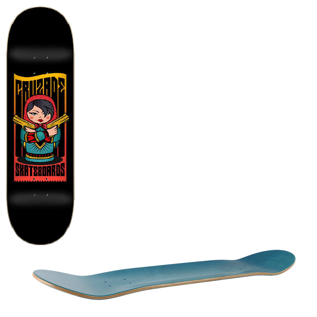 Cruzade Lucky Skateboard Deck - 8.25"