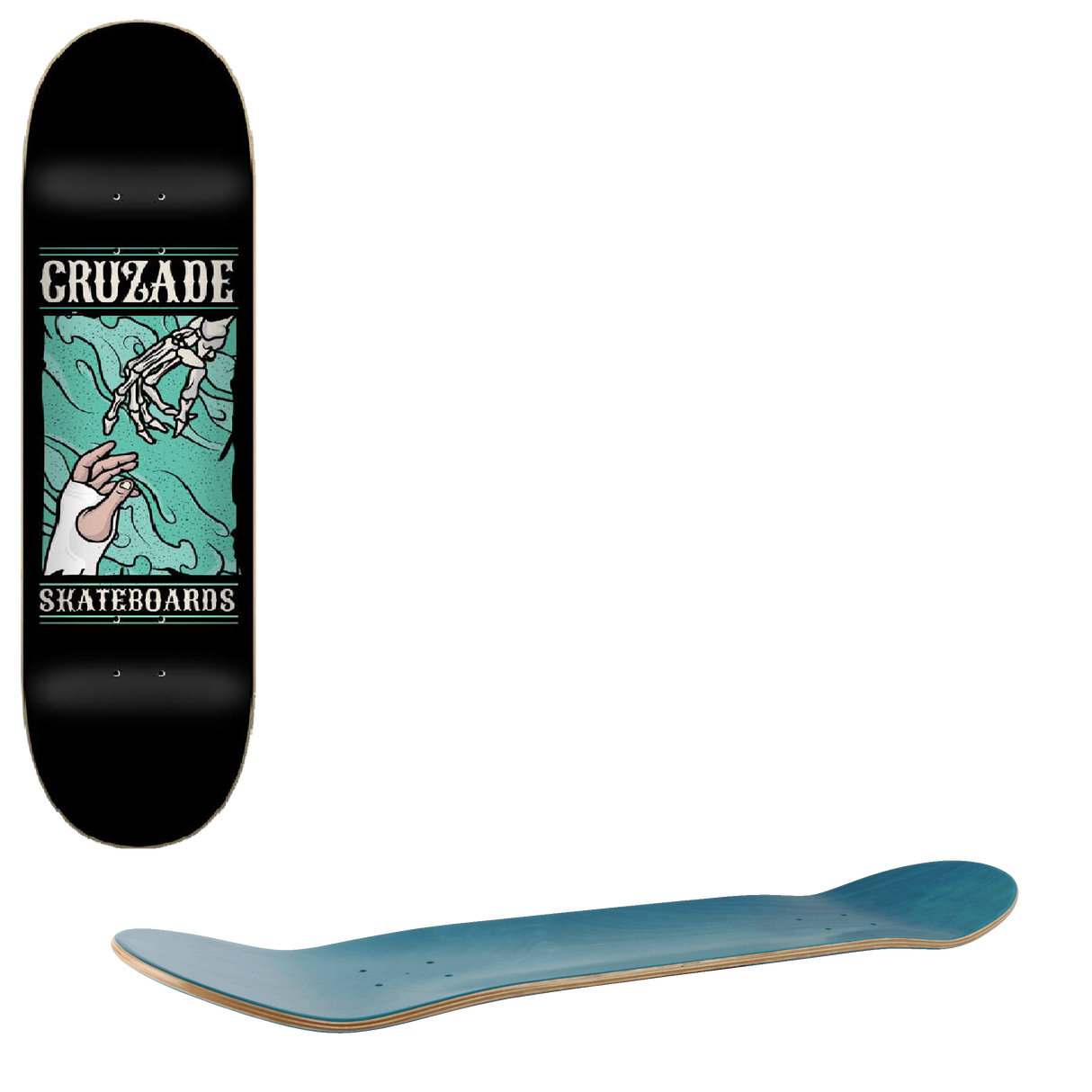 Cruzade Origin Skateboard Deck - 7.87"