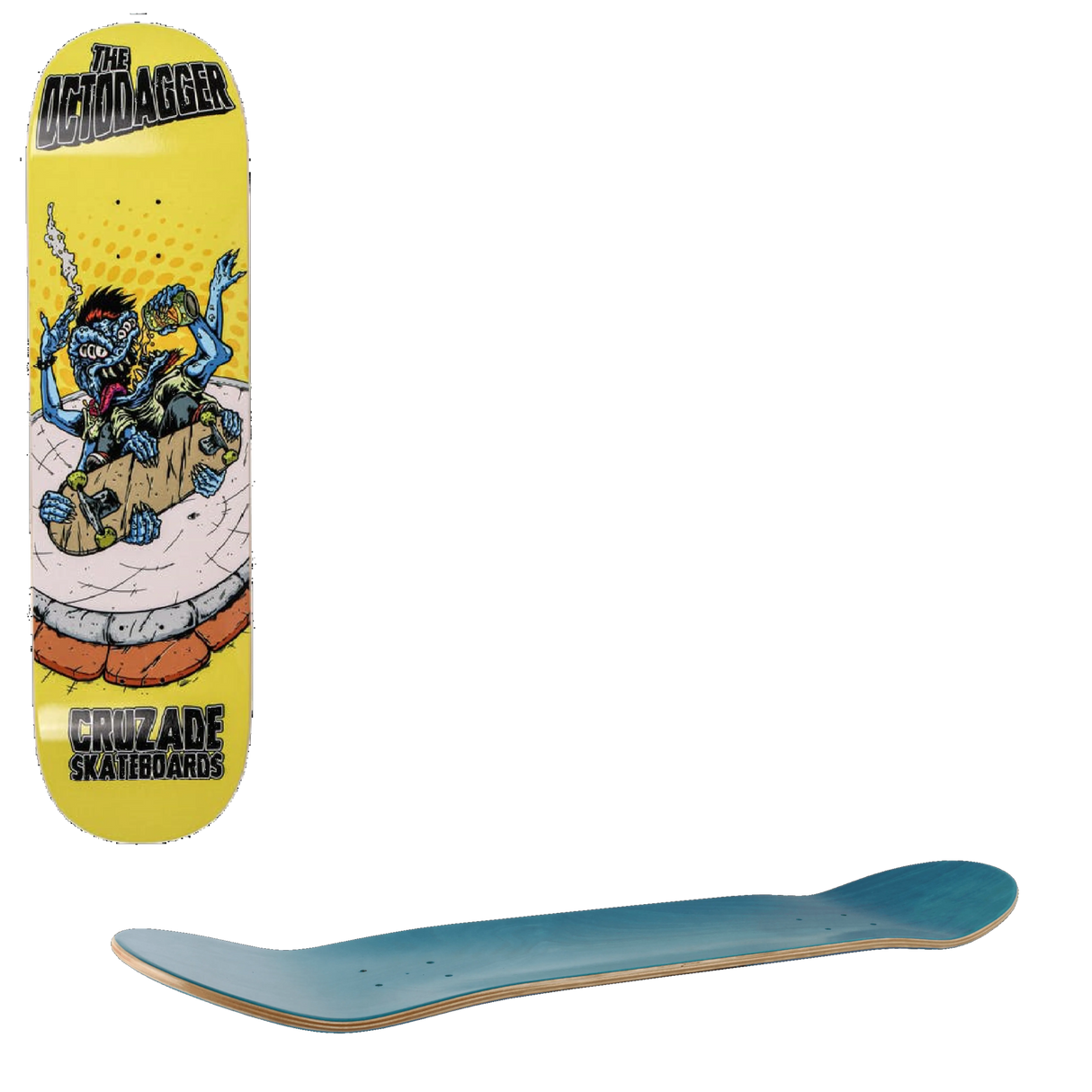 Cruzade The Octodagger Skateboard Deck - 8.875''