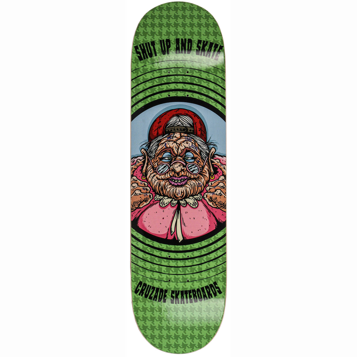 Cruzade Shut Up and Skate Skateboard Deck - 8.5''