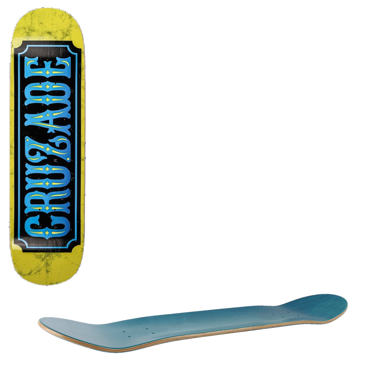 Cruzade Stamp Skateboard Deck - 8.125''