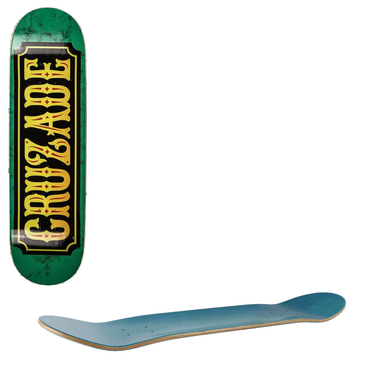 Cruzade Stamp Skateboard Deck - 8.375''